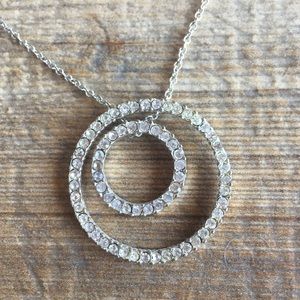 Circle Silver Necklace